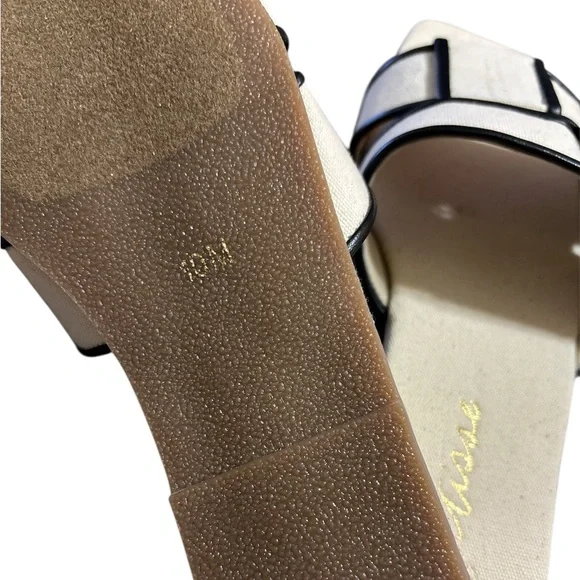 Matisse Biscayne Flat Sandals in Ivory / Natural Linen Sz. 10 NEW - Picture 15 of 15